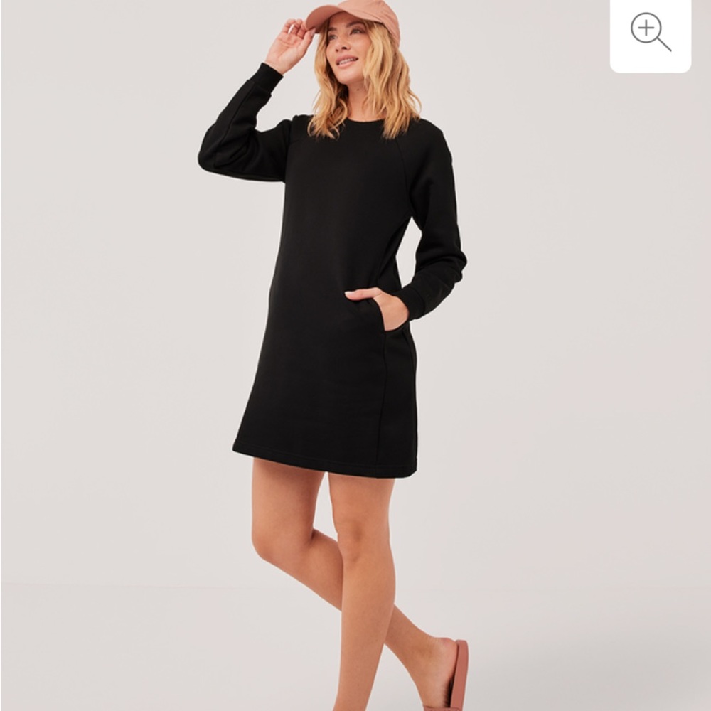Pact black sweatshirt dress xl